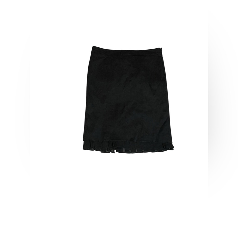 To The Max Black 2 Straight Skirt Pleated